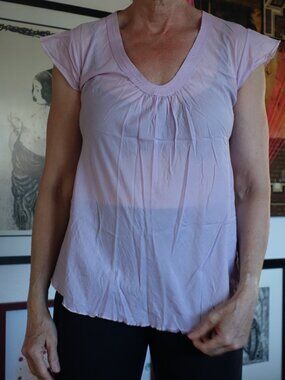 Nolita Light Purple Cap Sleeve Blouse Size M